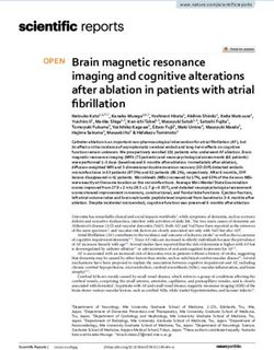 Brain magnetic resonance imaging and cognitive alterations after ablation in patients with atrial fibrillation