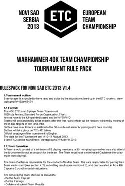 WARHAMMER 40K TEAM CHAMPIONSHIP TOURNAMENT RULE PACK