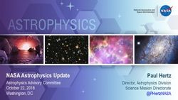 NASA Astrophysics Update - Astrophysics Advisory Committee October 22, 2018 Washington, DC - AWS