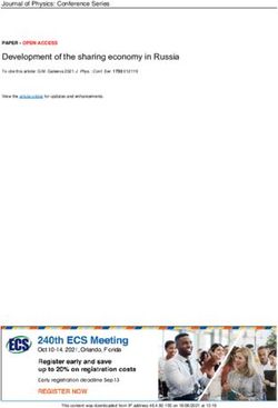 Development of the sharing economy in Russia - IOPscience