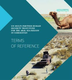 Terms of reference UN MULTI-PARTNER HUMAN SECURITY TRUST FUND FOR THE ARAL SEA REGION IN UZBEKISTAN - United Nations Development Programme