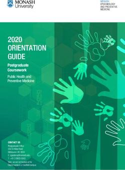 ORIENTATION GUIDE 2020 - Monash University