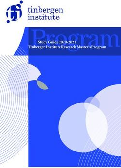 Program Study Guide 2020-2021 - Tinbergen Institute Research Master's Program