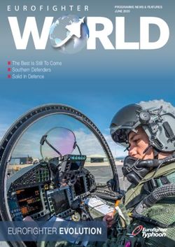 PROGRAMME NEWS & FEATURES JUNE 2020 - Eurofighter Typhoon
