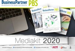 Mediakit 2020 www.facebook.com/BusinessPartnerPBS www.twitter.com/business_pbs