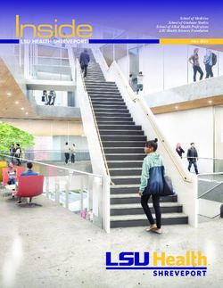 Inside LSU HEALTH SHREVEPORT - FALL 2020