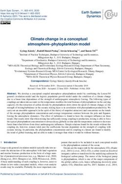 Climate change in a conceptual atmosphere-phytoplankton model - ESD