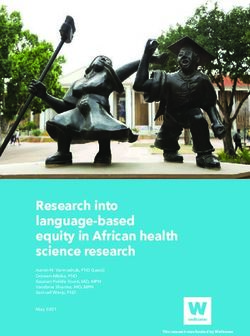 RESEARCH INTO LANGUAGE-BASED EQUITY IN AFRICAN HEALTH SCIENCE RESEARCH - AARON N. YARMOSHUK, PHD (LEAD) DOREEN MLOKA, PHD SOUNAN FIDÈLE TOURÉ, MD ...