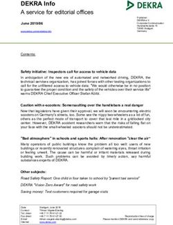 DEKRA Info A service for editorial offices