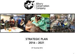 STRATEGIC PLAN 2016 2021 - 24th November 2016 - Albury Conservation ...