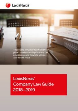 LexisNexis Company Law Guide 2018-2019 - The second annual complimentary guide to understanding Company Law practices around the world with an ...