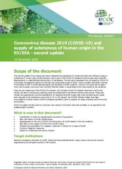Coronavirus disease 2019 (COVID-19) and supply of substances of human origin in the EU/EEA - second update