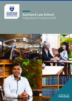 Auckland Law School Postgraduate Prospectus 2018 - The University of Auckland