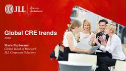 Global CRE trends 2018 - Marie Puybaraud Global Head of Research JLL Corporate Solutions