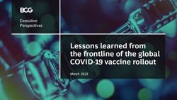 Lessons learned from the frontline of the global COVID-19 vaccine rollout - Executive Perspectives - Boston Consulting Group