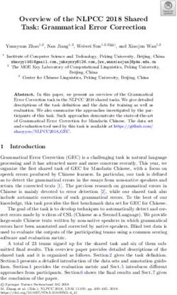 Overview of the NLPCC 2018 Shared Task: Grammatical Error Correction