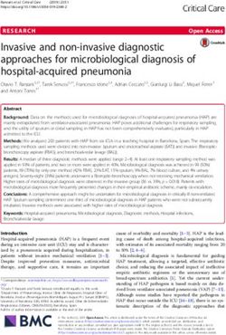 Invasive and non-invasive diagnostic approaches for microbiological diagnosis of hospital-acquired pneumonia