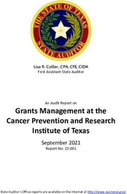 Grants Management at the Cancer Prevention and Research Institute of Texas