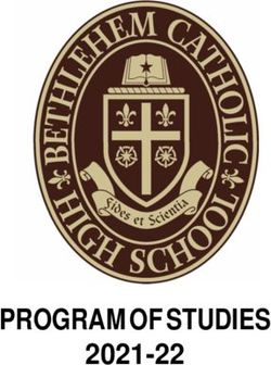 PROGRAM OF STUDIES 2021-22 - Bethlehem Catholic
