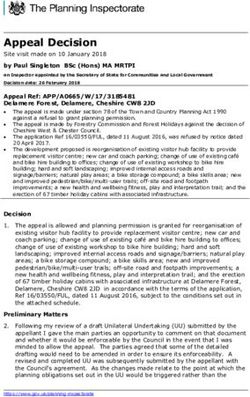 Appeal Decision Site visit made on 10 January 2018 - Planning Inspectorate