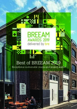 Best of BREEAM 2019 Exceptional sustainable places and project teams - BRE Group