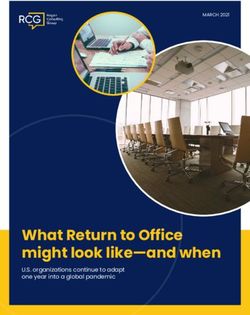 What Return to Office might look like-and when - U.S. organizations continue to adapt one year into a global pandemic - Ragan ...
