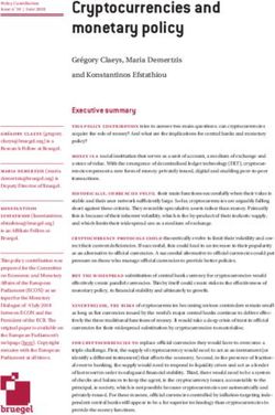 Cryptocurrencies and monetary policy - Grégory Claeys, Maria Demertzis and Konstantinos Efstathiou - Bruegel