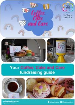 Your Coffee, Cake and Care fundraising guide - St Clare ...