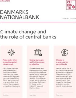Climate change and the role of central banks