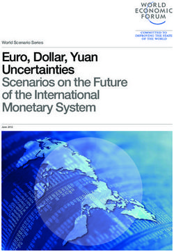 Euro, Dollar, Yuan Uncertainties Scenarios on the Future of the International Monetary System - World Scenario Series