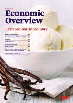 Overview February 2019 Economic - Westpac