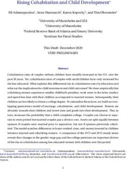 Rising Cohabitation and Child Development - American ...