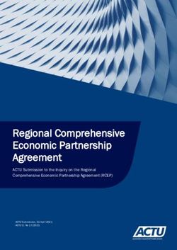 Regional Comprehensive Economic Partnership Agreement - ACTU Submission to the Inquiry on the Regional Comprehensive Economic Partnership ...