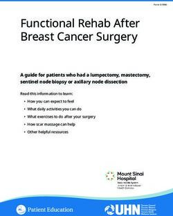 Functional Rehab After Breast Cancer Surgery - University ...