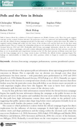 Polls and the Vote in Britain - Christopher Wlezien