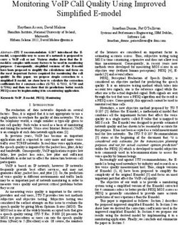 MONITORING VOIP CALL QUALITY USING IMPROVED SIMPLIFIED E-MODEL