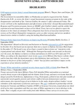 DEOMI NEWS LINKS, 4 SEPTEMBER 2020 HIGHLIGHTS - Defense ...