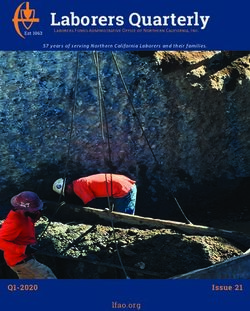 LABORERS QUARTERLY - Q1-2020 - NORCAL LABORERS