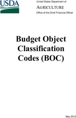 Budget Object Classification Codes (BOC) - AGRICULTURE Office of the Chief Financial Officer - National ...