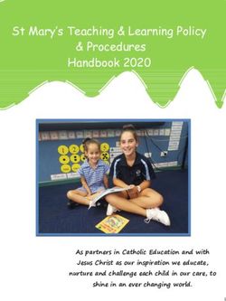 St Mary's Teaching & Learning Policy & Procedures Handbook 2020 - As partners in Catholic Education and with Jesus Christ as our inspiration we ...