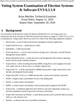 Voting System Examination of Election Systems & Software EVS 6.1.1.0 - Amazon ...