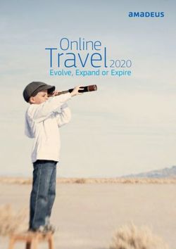 Travel 2020 Evolve, Expand or Expire - Amadeus