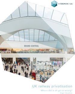 UK railway privatisation - Where did it all go so wrong? Nigel Hawkins - Hardman & Co