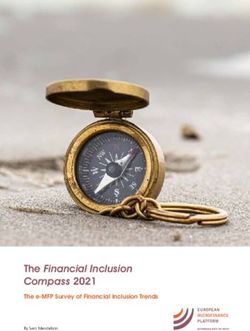 The Financial Inclusion Compass 2021 - The e-MFP Survey of Financial Inclusion Trends