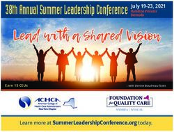 38th Annual Summer Leadership Conference July 19-23, 2021 - Learn more at SummerLeadershipConference.org today.