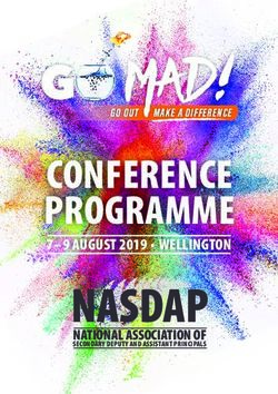 NASDAP CONFERENCE PROGRAMME - 7- 9 AUGUST 2019 WELLINGTON - Conferences & Events Ltd
