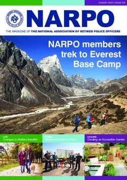 NARPO NARPO members trek to Everest Base Camp - THE MAGAZINE OF THE NATIONAL ASSOCIATION OF RETIRED POLICE OFFICERS
