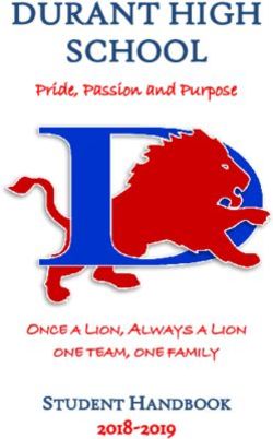 DURANT HIGH SCHOOL - 2018-2019 STUDENT HANDBOOK - DurantISD