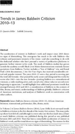 Trends in James Baldwin Criticism 2010-13 - manchesteropenhive