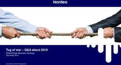 Tug of war - Q&A about 2019 - Global Asset Allocation Strategy December 2018 - Nordea